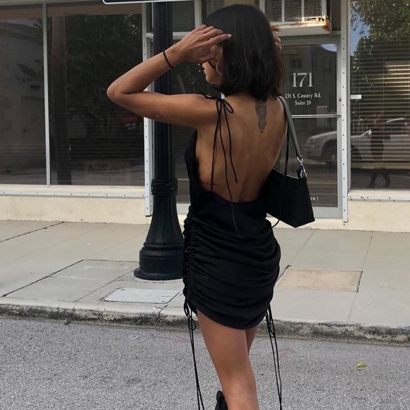 NWT Lioness String Along Mini Dress Black Size XS - Picture 1 of 7